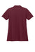 Port Authority LK845 Womens Dry Zone Moisture Wicking Short Sleeve Polo Shirt Burgundy Flat Back