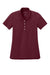 Port Authority LK845 Womens Dry Zone Moisture Wicking Short Sleeve Polo Shirt Burgundy Flat Front