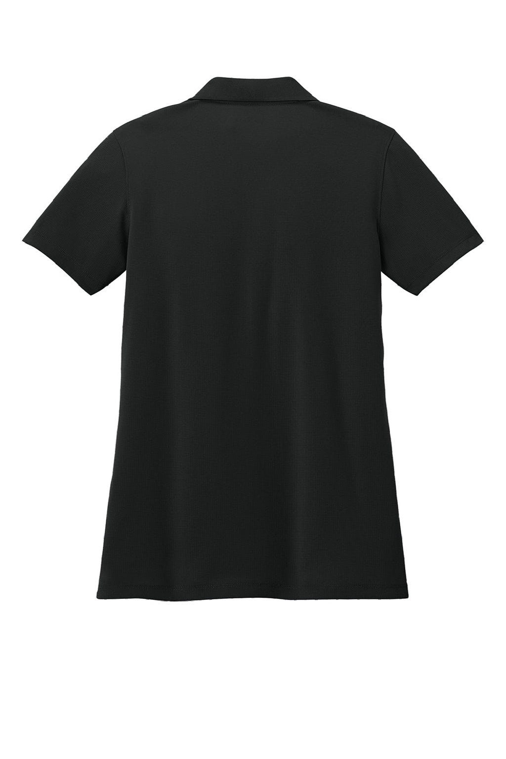 Port Authority LK845 Womens Dry Zone Moisture Wicking Short Sleeve Polo Shirt Deep Black Flat Back