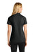 Port Authority LK845 Womens Dry Zone Moisture Wicking Short Sleeve Polo Shirt Deep Black Model Back