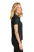 Port Authority LK845 Womens Dry Zone Moisture Wicking Short Sleeve Polo Shirt Deep Black Model Side