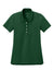 Port Authority LK845 Womens Dry Zone Moisture Wicking Short Sleeve Polo Shirt Hunter Green Flat Front
