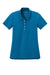 Port Authority LK845 Womens Dry Zone Moisture Wicking Short Sleeve Polo Shirt Imperial Blue Flat Front