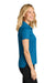Port Authority LK845 Womens Dry Zone Moisture Wicking Short Sleeve Polo Shirt Imperial Blue Model Side
