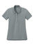 Port Authority LK845 Womens Dry Zone Moisture Wicking Short Sleeve Polo Shirt Light Sterling Grey Flat Front