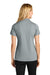 Port Authority LK845 Womens Dry Zone Moisture Wicking Short Sleeve Polo Shirt Light Sterling Grey Model Back