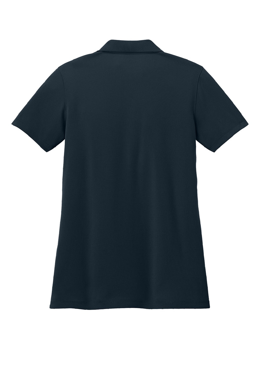 Port Authority LK845 Womens Dry Zone Moisture Wicking Short Sleeve Polo Shirt Night Navy Blue Flat Back