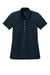 Port Authority LK845 Womens Dry Zone Moisture Wicking Short Sleeve Polo Shirt Night Navy Blue Flat Front