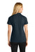 Port Authority LK845 Womens Dry Zone Moisture Wicking Short Sleeve Polo Shirt Night Navy Blue Model Back