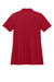 Port Authority LK845 Womens Dry Zone Moisture Wicking Short Sleeve Polo Shirt Rich Red Flat Back