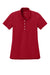 Port Authority LK845 Womens Dry Zone Moisture Wicking Short Sleeve Polo Shirt Rich Red Flat Front