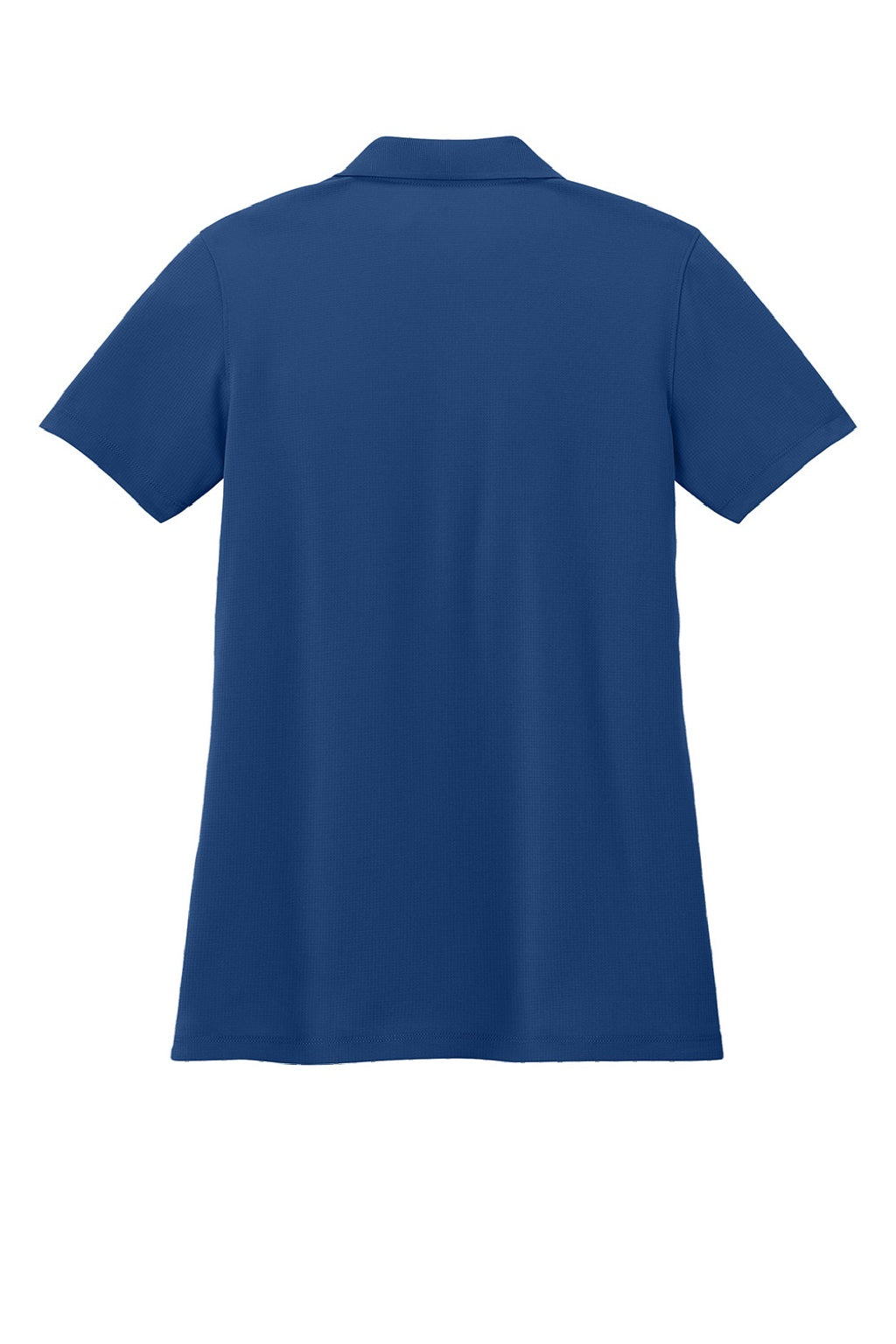 Port Authority LK845 Womens Dry Zone Moisture Wicking Short Sleeve Polo Shirt Royal Blue Flat Back