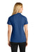 Port Authority LK845 Womens Dry Zone Moisture Wicking Short Sleeve Polo Shirt Royal Blue Model Back