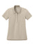 Port Authority LK845 Womens Dry Zone Moisture Wicking Short Sleeve Polo Shirt Sahara Brown Flat Front