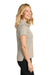 Port Authority LK845 Womens Dry Zone Moisture Wicking Short Sleeve Polo Shirt Sahara Brown Model Side