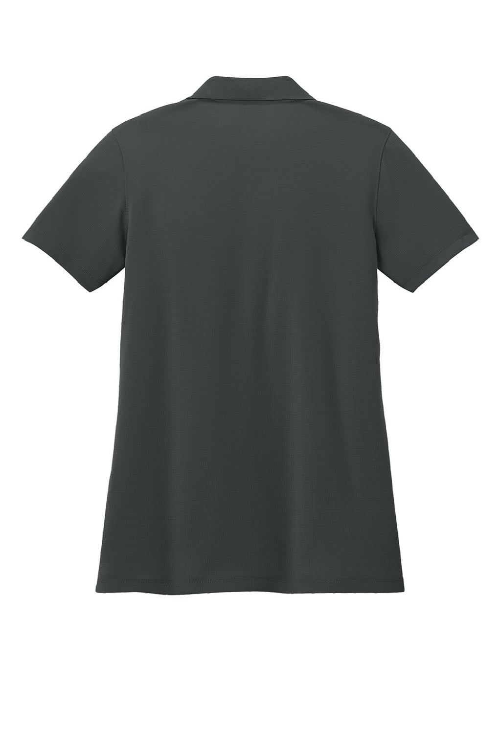 Port Authority LK845 Womens Dry Zone Moisture Wicking Short Sleeve Polo Shirt Seal Grey Flat Back