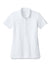 Port Authority LK845 Womens Dry Zone Moisture Wicking Short Sleeve Polo Shirt White Flat Front