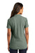 Port Authority LK867 Womens C-FREE Pique Short Sleeve Polo Shirt Heather Dark Green Model Back