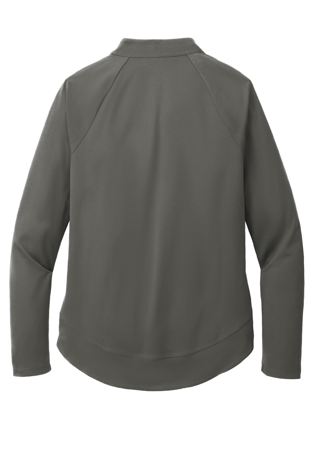 Port Authority LK870 Womens C-FREE Cypress Snag Resistant 1/4 Zip Sweatshirt Steel Grey Flat Back