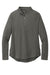 Port Authority LK870 Womens C-FREE Cypress Snag Resistant 1/4 Zip Sweatshirt Steel Grey Flat Front
