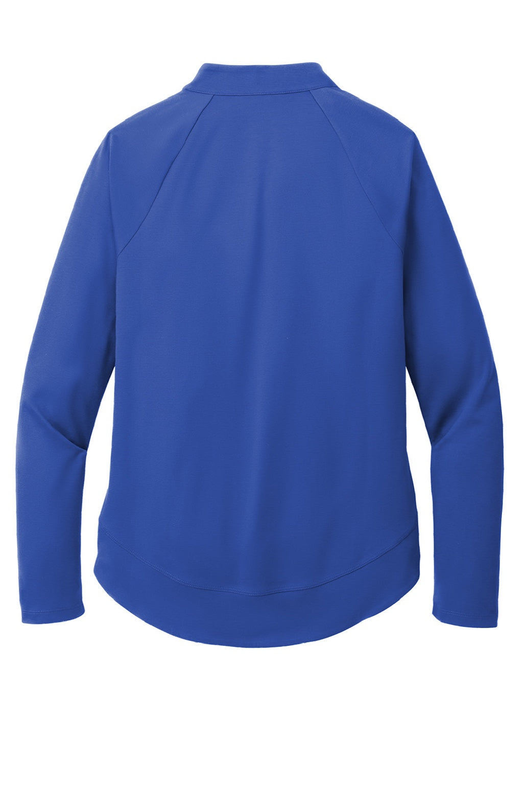 Port Authority LK870 Womens C-FREE Cypress Snag Resistant 1/4 Zip Sweatshirt True Royal Blue Flat Back