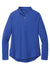 Port Authority LK870 Womens C-FREE Cypress Snag Resistant 1/4 Zip Sweatshirt True Royal Blue Flat Front