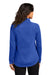 Port Authority LK870 Womens C-FREE Cypress Snag Resistant 1/4 Zip Sweatshirt True Royal Blue Model Back