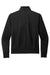 Port Authority LK881 Womens C-FREE Double Knit Moisture Wicking Full Zip Sweatshirt w/ Pockets Deep Black Flat Back