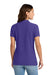 Port & Company LKP155 Womens Core Stain Resistant Short Sleeve Polo Shirt Purple Model Back