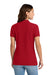 Port & Company LKP155 Womens Core Stain Resistant Short Sleeve Polo Shirt Red Model Back