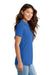 Port & Company LKP155 Womens Core Stain Resistant Short Sleeve Polo Shirt Royal Blue Model Side