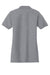 Port & Company LKP155 Womens Core Stain Resistant Short Sleeve Polo Shirt Heather Grey Flat Back