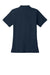 Port & Company LKP155 Womens Core Stain Resistant Short Sleeve Polo Shirt Deep Navy Blue Flat Back