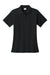 Port & Company LKP155 Womens Core Stain Resistant Short Sleeve Polo Shirt Jet Black Flat Front