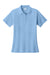 Port & Company LKP155 Womens Core Stain Resistant Short Sleeve Polo Shirt Light Blue Flat Front