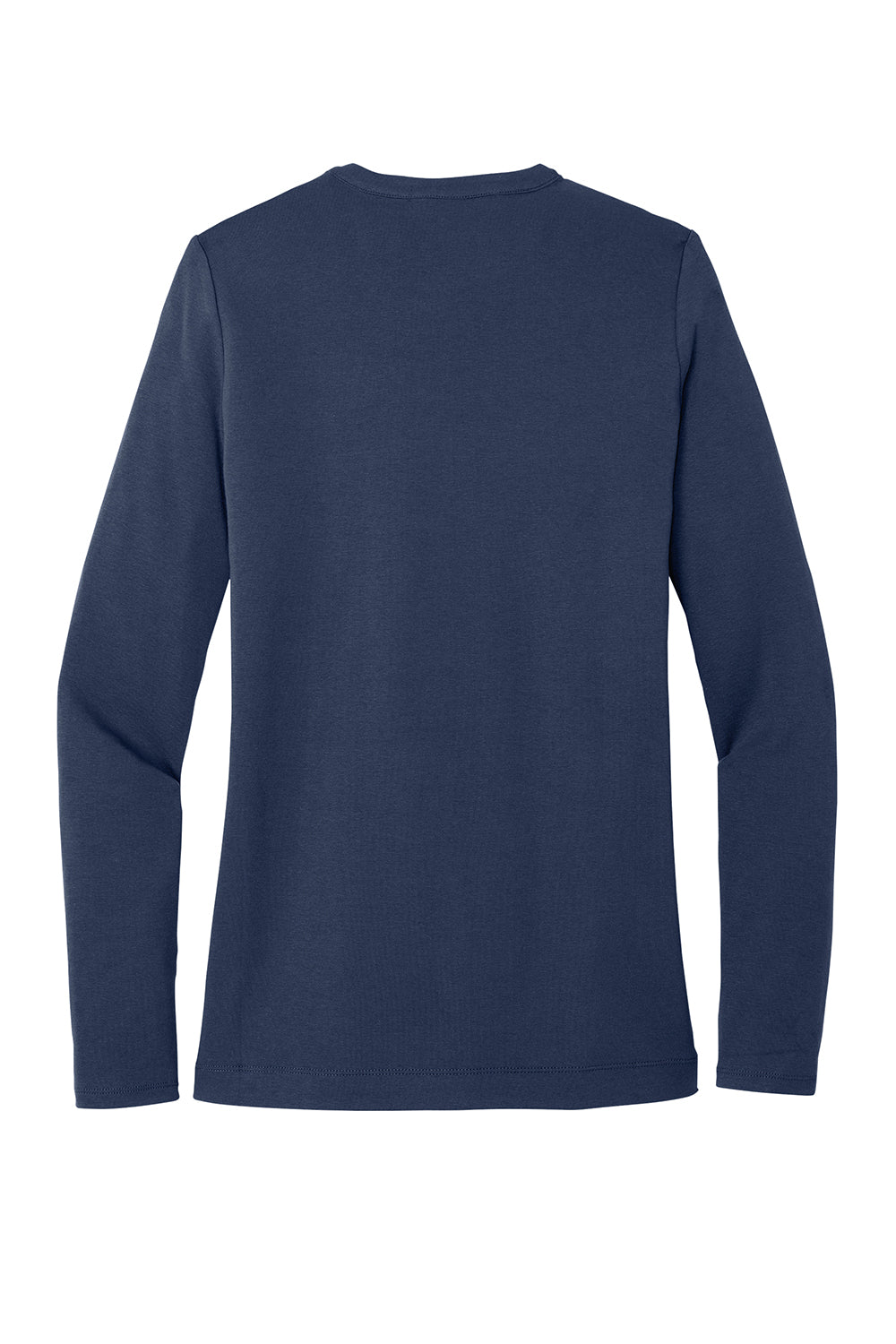 Port Authority LM1008 Womens Concept Long Sleeve Cardigan Sweater Dress Navy Blue Flat Back