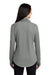 New Era LNEA123 Womens Long Sleeve Cowl Neck T-Shirt Heather Shadow Grey Model Back
