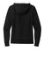 New Era LNEA141 Womens Thermal Full Zip Hooded Sweatshirt Hoodie w/ Pockets Black Flat Back