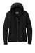 New Era LNEA141 Womens Thermal Full Zip Hooded Sweatshirt Hoodie w/ Pockets Black Flat Front
