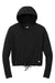New Era LNEA229 Womens Power Moisture Wicking Hooded Sweatshirt Hoodie Black Flat Front