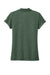 New Era LNEA301 Womens Slub Twist Short Sleeve Polo Shirt Dark Green Twist Flat Back