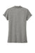 New Era LNEA301 Womens Slub Twist Short Sleeve Polo Shirt Shadow Grey Twist Flat Back