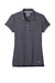 New Era LNEA301 Womens Slub Twist Short Sleeve Polo Shirt True Navy Blue Twist Flat Front