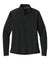 New Era LNEA515 Womens Stand Out 1/4 Zip Sweatshirt Black Flat Front