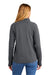 New Era LNEA515 Womens Stand Out 1/4 Zip Sweatshirt Graphite Grey Model Back