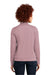 New Era LNEA530 Womens Performance Terry Full Zip Sweatshirt w/ Pockets Heather Dusty Mauve Model Back
