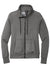 New Era LNEA530 Womens Performance Terry Full Zip Sweatshirt w/ Pockets Heather Graphite Grey Flat Front