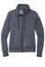 New Era LNEA530 Womens Performance Terry Full Zip Sweatshirt w/ Pockets Heather True Navy Blue Flat Front