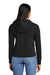New Era LNEA540 Womens STS Full Zip Hooded Sweatshirt Hoodie w/ Pockets Black Model Back