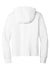 New Era LNEA540 Womens STS Full Zip Hooded Sweatshirt Hoodie w/ Pockets Fan White Flat Back